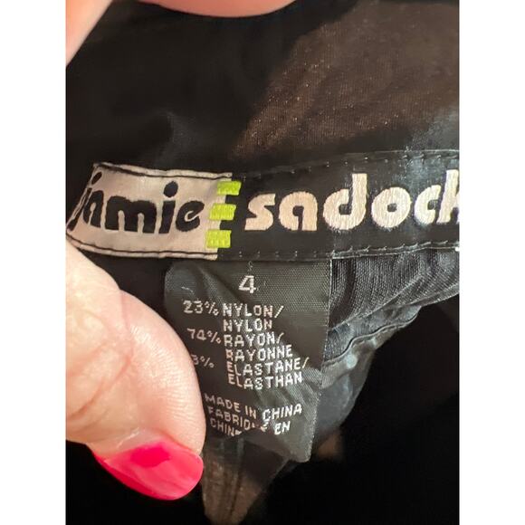 Jamie Sadock size 4 women’s black cropped golf pants - Picture 3 of 3